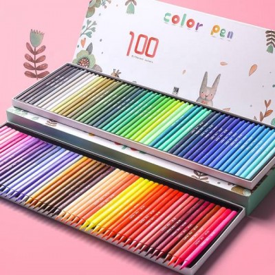 48/72/100 Colors  Art Marker Pens Drawing Painting Watercolor Dual Tip Brush Pen School Stationery Suppliers