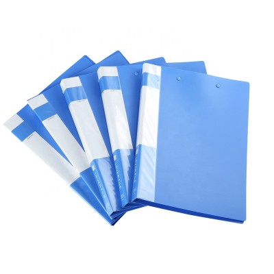 Office Using A4 Single Side Pvc Clip File Folder / Presentation Folder