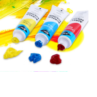 DIY Non-Toxic 12 Colors 12ml tube  Acrylic Paint Set With 3 Brush And 1 Palette