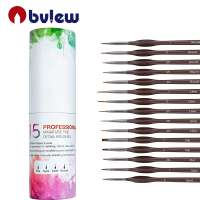 15PCS Minute Series XII Miniature Detail Paint Brushes Set  For Fine Detailing