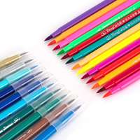 18 Colors Watercolor Brush Water Coloring Marker Pens Set