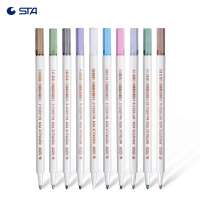 STA 6551 metallic marker pen with Japanese fine tip