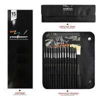 Best Artist Supplies Paint Brush Set Professional 15 Kits oil paint brushes